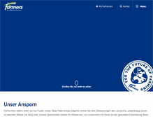 Tablet Screenshot of forfarmers.de